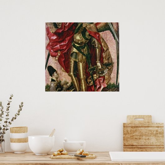 St. Michael and the Dragon Poster (Küche)