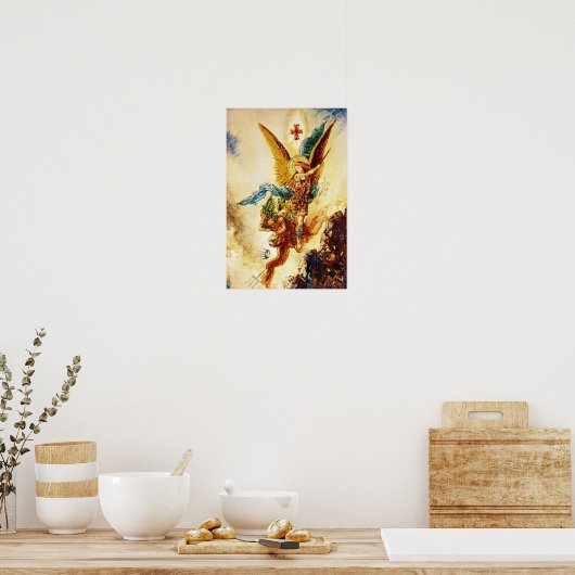 St Michael Archangel 04B Poster (Küche)