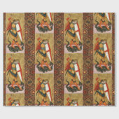 St. Michael Archangel and Dragon Sienese Geschenkpapier (Flach)