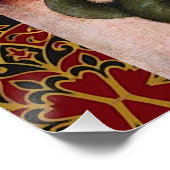 St. Michael Archangel and Dragon Sienese Poster (Ecke)