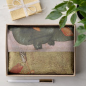 St. Michael Archangel and Dragon Sienese Seidenpapier (Geschenk)