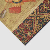 St. Michael Archangel and Dragon Sienese Seidenpapier (Detail)