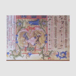St. Michael Archangel Antique Chorparchment Seidenpapier