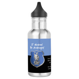 St. Michael Archangel Gebet Denken Sie an Sie Edelstahlflasche