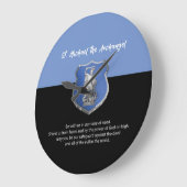 St. Michael Archangel Gebet Denken Sie an Sie Große Wanduhr (Winkel)