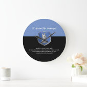 St. Michael Archangel Gebet Denken Sie an Sie Große Wanduhr (Zuhause)