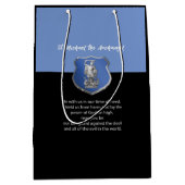 St. Michael Archangel Gebet Denken Sie an Sie Mittlere Geschenktüte (Vorderseite)