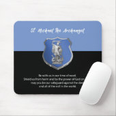 St. Michael Archangel Gebet Denken Sie an Sie Mousepad (Mit Mouse)