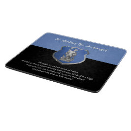 St. Michael Archangel Gebet Denken Sie an Sie Schneidebrett