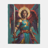 St Michael Archangel Katholic Fleece Blanket (Vorderseite)