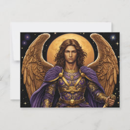 St Michael Archangel Katholische Postkarte