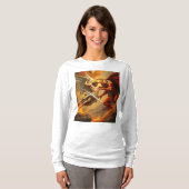 St. Michael Archangel Long Sleeve Women's T-Shirt (Vorne ganz)