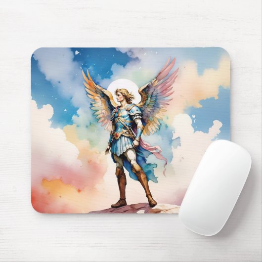 St. Michael Archangel Maus par Mousepad (Mit Mouse)