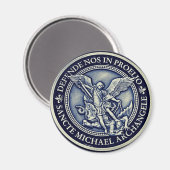 St. Michael Archangel Medal, St. Michael Archange Magnet (Vorderseite/Rückseite)