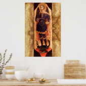 St MICHAEL ARCHANGEL MIT DEVIL Poster (Küche)