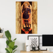 St MICHAEL ARCHANGEL MIT DEVIL Poster (Heimbüro)