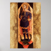 St MICHAEL ARCHANGEL MIT DEVIL Poster (Vorne)