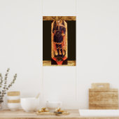 St MICHAEL ARCHANGEL MIT DEVIL Poster (Küche)
