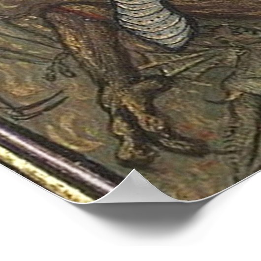 St MICHAEL ARCHANGEL MIT DEVIL Poster (Ecke)