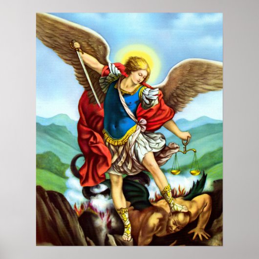 St Michael Archangel Poster San Miguel Arcangel (Vorne)