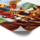 St Michael Archangel San Miguel Arcangel Poster (Ecke)