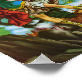 St Michael Archangel San Miguel Arcangel Print Poster (Ecke)