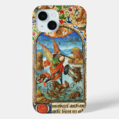 ST. MICHAEL ARCHANGEL UND DRAGON Flämische Miniatu Case-Mate iPhone Hülle (Rückseite)