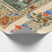 ST. MICHAEL ARCHANGEL UND DRAGON Flämische Miniatu Geschenkpapier (Ecke)