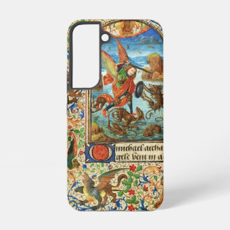 ST. MICHAEL ARCHANGEL UND DRAGON Flämische Miniatu Samsung Galaxy Hülle