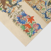 ST. MICHAEL ARCHANGEL UND DRAGON Flämische Miniatu Seidenpapier (Detail)