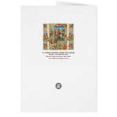 ST. MICHAEL ARCHANGEL UND DRAGON Flämisches Gebet (Hinten)