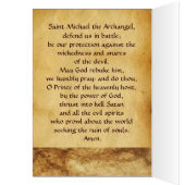 St. Michael Archangel und Dragon Sienese Gebet (Innen (Links))