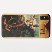 St MICHAEL ARCHANGEL VANGUISHING SATAN Monogram Case-Mate iPhone Hülle (Rückseite (Horizontal))