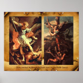 St MICHAEL ARCHANGEL VANGUISHING SATAN Poster (Vorne)