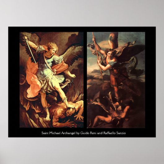 St MICHAEL ARCHANGEL VANGUISHING SATAN Poster (Vorne)