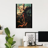 St MICHAEL ARCHANGEL VANGUISHING SATAN Poster (Heimbüro)