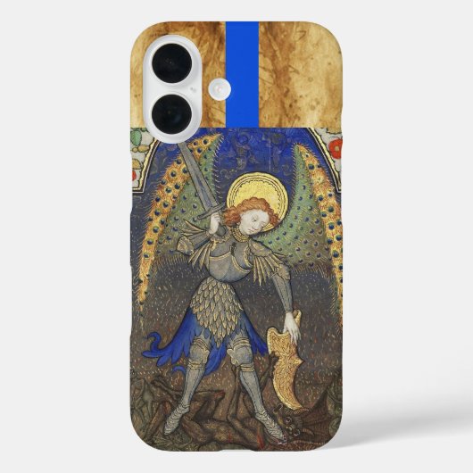 St. Michael Archangel with Devil Case-Mate iPhone Hülle (Rückseite)