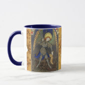 St.Michael Archangel with Devil Monogram Tasse (Links)