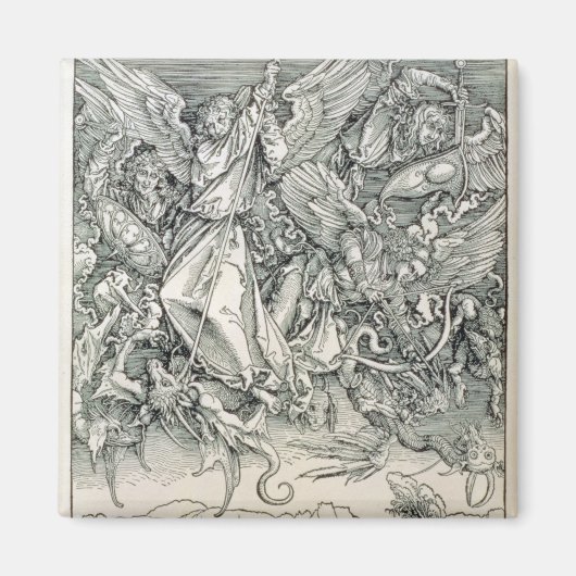 St. Michael Battling mit dem Drachen Magnet (Vorne)