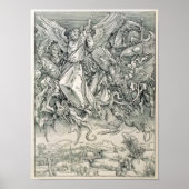 St. Michael Battling mit dem Drachen Poster (Vorne)