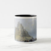 St Michael Berg, Cornwall Zweifarbige Tasse (Mittel)