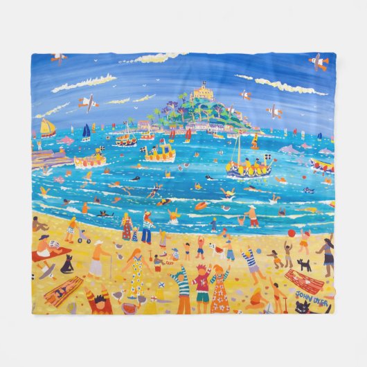 St Michael Berg-Fleecedecke durch John-Farbstoff Fleecedecke (Vorderseite (Horizontal))