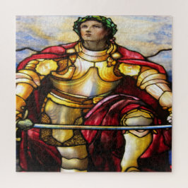St. Michael Buntglaskunst, biblische Helden Puzzle