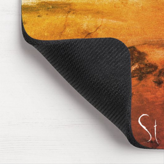 St Michael, Cornwall Beach Landschaft Art Mousepad (Ecke)