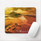 St Michael, Cornwall Beach Landschaft Art Mousepad (Mit Mouse)