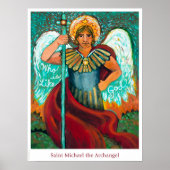 St. Michael das Archangel-Klassenposter Poster (Vorne)