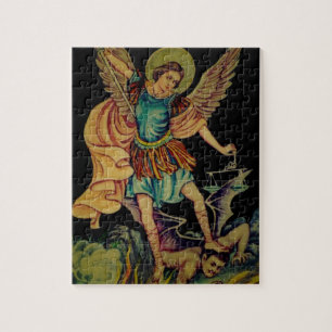 St Michael das Bogen-Engels-Puzzlespiel Puzzle