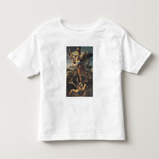 St Michael, das den Dämon, 1518 überwältigt Kleinkind T-shirt (Vorderseite)