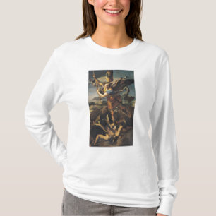 St Michael, das den Dämon, 1518 überwältigt T-Shirt