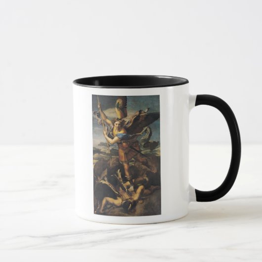 St Michael, das den Dämon, 1518 überwältigt Tasse (Rechts)